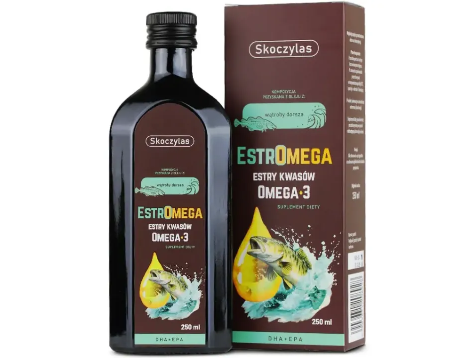 Estromega rybie kwasy omega 3 DHA+EPA 250 ml - 2